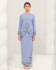 Murni Modern Kurung Summeraya in Baby Blue