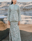 Qaireen Modern Kurung Summeraya 2026 in Mint Green