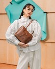 Kendra Mini Tote Bag in Coco Brown