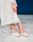 Helena Bridal Shoes in Off-White
