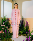 Senandung Long Modern Kurung Summeraya 2025 in Blush Pink