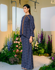 Seri Modern Kurung Summeraya 2025 in Midnight Blue