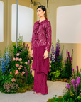 Whulan Long Kebaya Summeraya 2025 in Plum Magenta