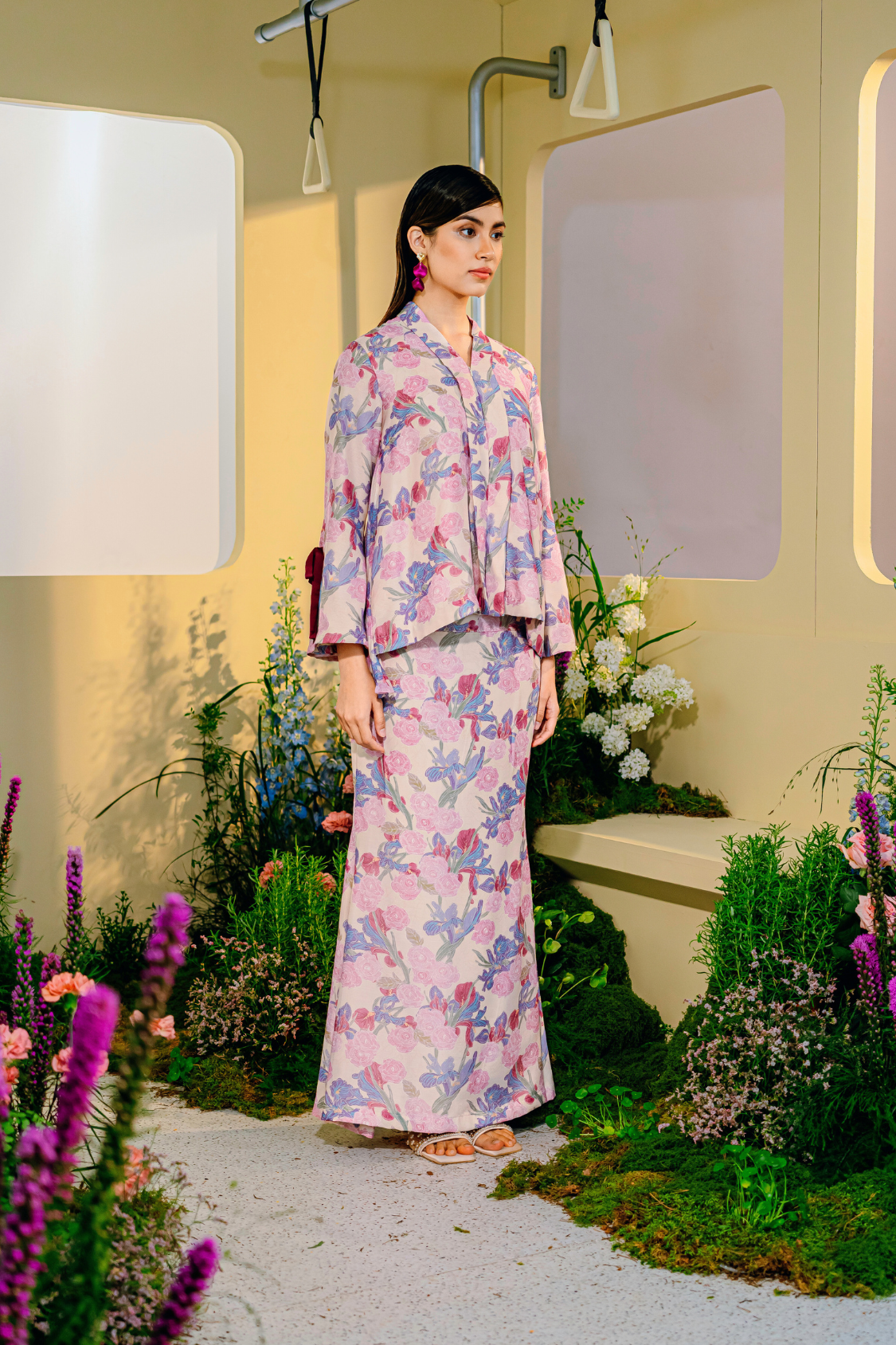 Kirana Modern Kurung Summeraya 2025 in Pink