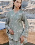 Alia Modern Kurung Summeraya 2026 in Sage Green