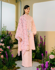 Asmara Long Modern Kurung Summeraya 2025 in Dusty Pink