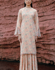 Aliana Long Kurung Summeraya 2026 in Buttermilk Yellow