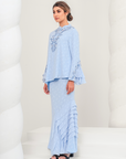 Sentosa Modern Kurung Summeraya in Light Blue