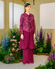 Whulan Long Kebaya Summeraya 2025 in Plum Magenta