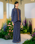 Seri Modern Kurung Summeraya 2025 in Midnight Blue