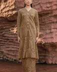 Inara Long Kurung Summeraya 2026 in Brown