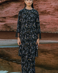 Aminah Long Kurung Summeraya 2026 in Black