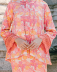 Sahira Modern Kurung Summeraya 2026 in Peach