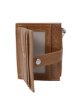 Teo Small Wallet in Dark Brown