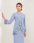 Murni Modern Kurung Summeraya in Baby Blue