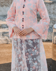 Naurah Long Kebaya Summeraya 2026 in Light Peach