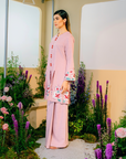 Senandung Long Modern Kurung Summeraya 2025 in Blush Pink