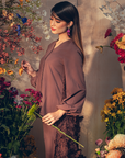 Seroja Plain Set in Plum