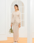 Kartika Bridal Modern Kurung in Champagne