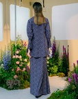 Seri Modern Kurung Summeraya 2025 in Midnight Blue