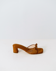 Clara Block Heels in Caramel