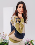 Roma Multicolour Sweater in Earthy