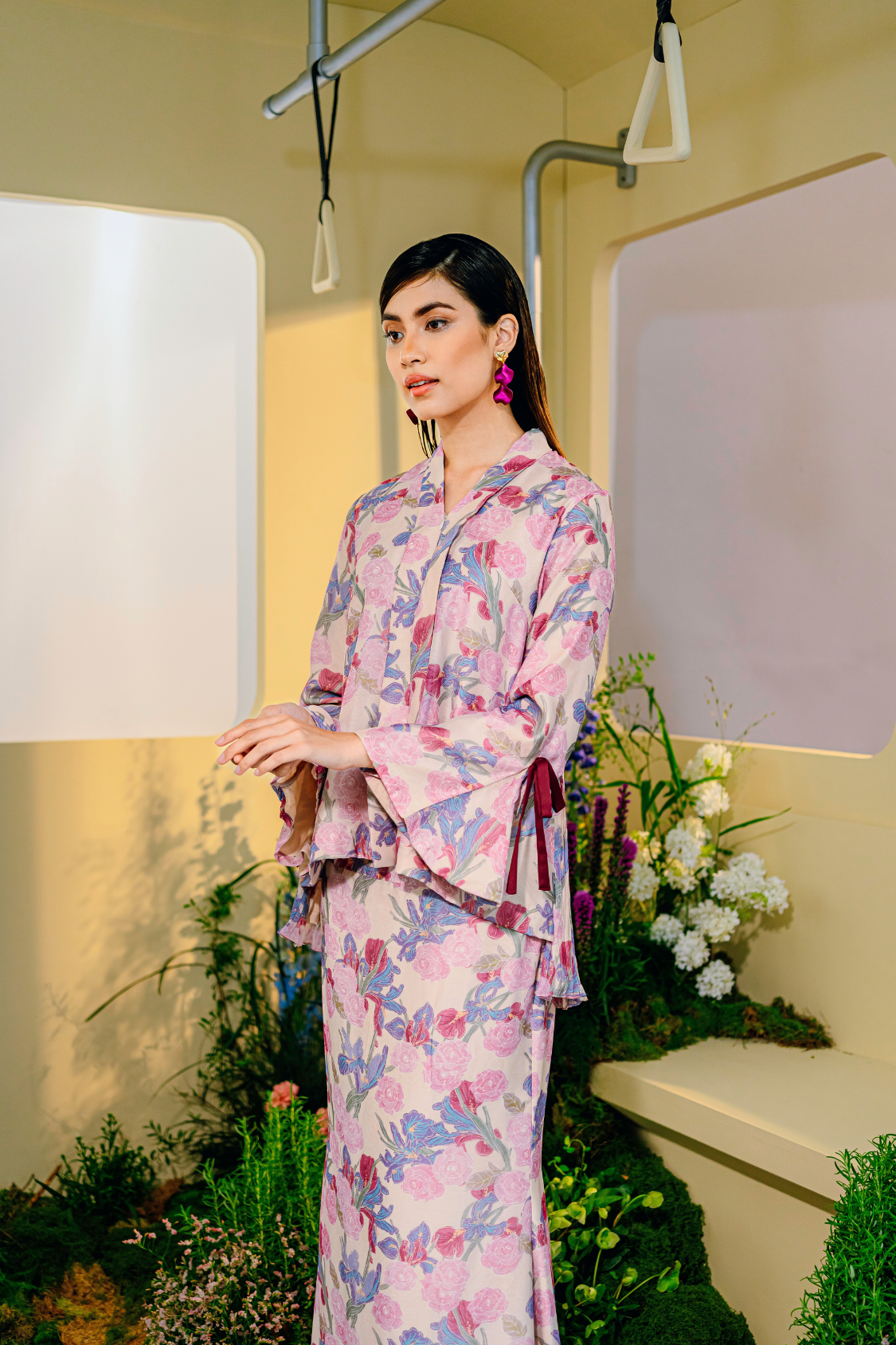 Kirana Modern Kurung Summeraya 2025 in Pink
