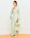 Dinda Bridal Modern Kurung in Mint Green