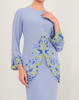 Murni Modern Kurung Summeraya in Baby Blue