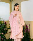 Asmara Long Modern Kurung Summeraya 2025 in Dusty Pink