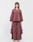 Seroja Plain Set in Plum