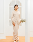 Kartika Bridal Modern Kurung in Champagne