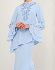 Sentosa Modern Kurung Summeraya in Light Blue
