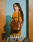 Rikka Tote Bag in Brown