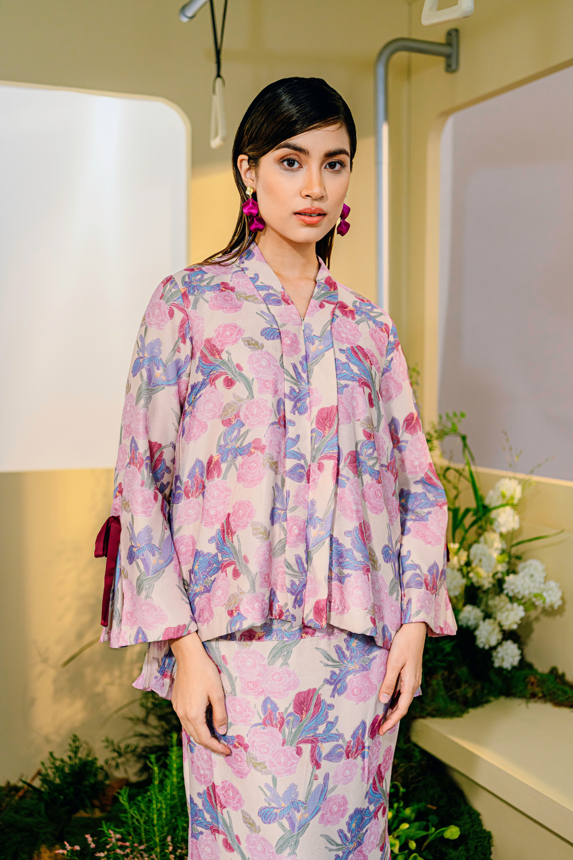 Kirana Modern Kurung Summeraya 2025 in Pink