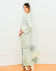 Dinda Bridal Modern Kurung in Mint Green