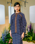 Seri Modern Kurung Summeraya 2025 in Midnight Blue