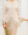 Kartika Bridal Modern Kurung in Champagne