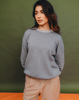 Signature Monogram Sweater in Light Brown
