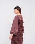 Seroja Plain Set in Plum
