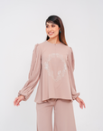 Lily Plain Set in Nude