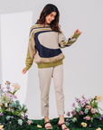 Roma Multicolour Sweater in Earthy