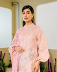 Asmara Long Modern Kurung Summeraya 2025 in Dusty Pink