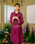 Whulan Long Kebaya Summeraya 2025 in Plum Magenta