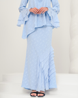 Sentosa Modern Kurung Summeraya in Light Blue