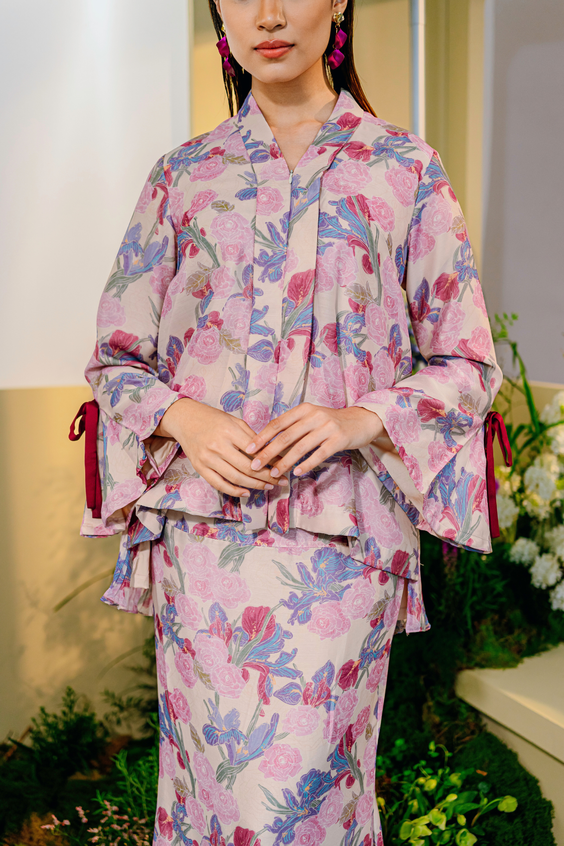 Kirana Modern Kurung Summeraya 2025 in Pink