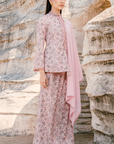 Nelisa Modern Kurung Summeraya 2026 in Blush Pink