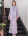 Sentosa Modern Kurung Summeraya in Lilac
