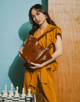 Rikka Tote Bag in Brown