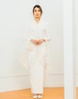 Dinda Bridal Modern Kurung in Off-White